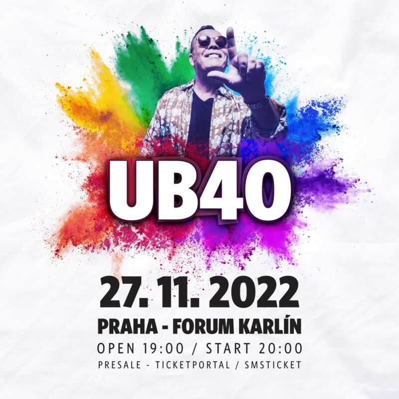 UB40 v Praze! (plakát)