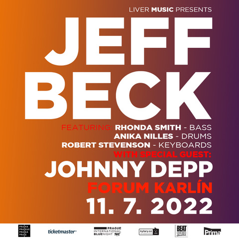 Jeff Beck<br>(přesunuto do O2 universa) (poster)